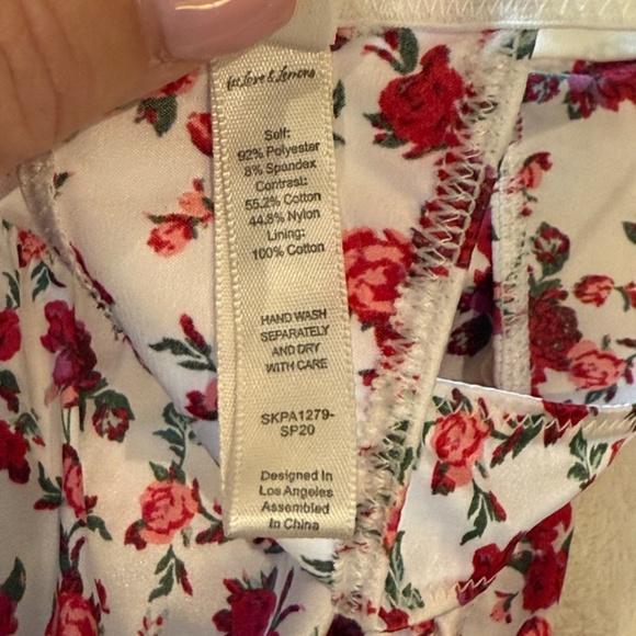 New! SET For Love and Lemons Melrose Bustier and Panty rose floral 31302 - Picture 12 of 13